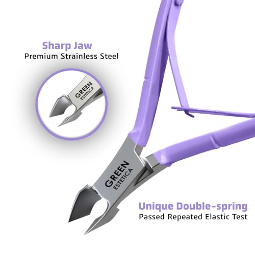 1piece Cuticle Trimmer Nipper 9 Color (Purple) - color: Purple
