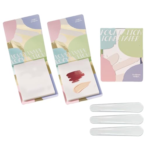 300 pcs Makeup Mixing Palette Paper, Disposable Foundation Mixing Paper