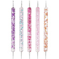 5 PCS Nail Dotting Tools Design Tools, Nail Dotting Pen Nail Art Tools - color: 5 PCS
