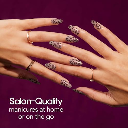 Color Street - Leopard Coat - 16 Double-Ended Nail Polish Strips - color: Leopard Coat