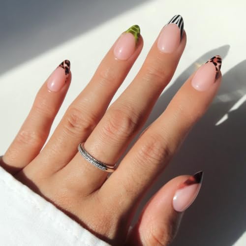 Glamnetic Press On Nails - Short Almond, Glossy Fake Nails 30 Pc Full Kit - color: 4 The Glamsquad