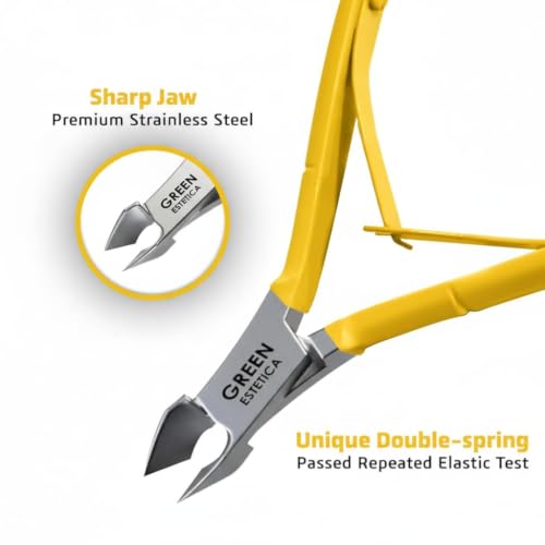 1piece Cuticle Trimmer Nipper 9 Color (Yellow) - color: Yellow