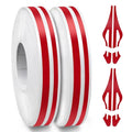 Spurtar Car Pinstripe Tape, 2 Rolls x 32Ft Red Racing Stripes Automotive - color: red