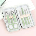 Manicure Set, 7 Pcs Matcha Green Professional Manicure Pedicure Set