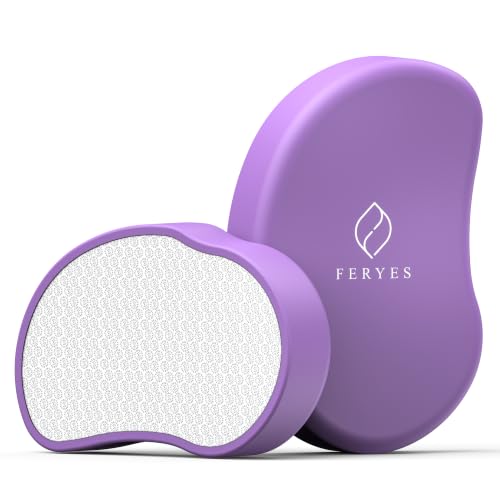 FERYES 2026 Upgrade 2.0 Nano Glass Foot File Callus Remover Wet & Dry Use - color: Purple