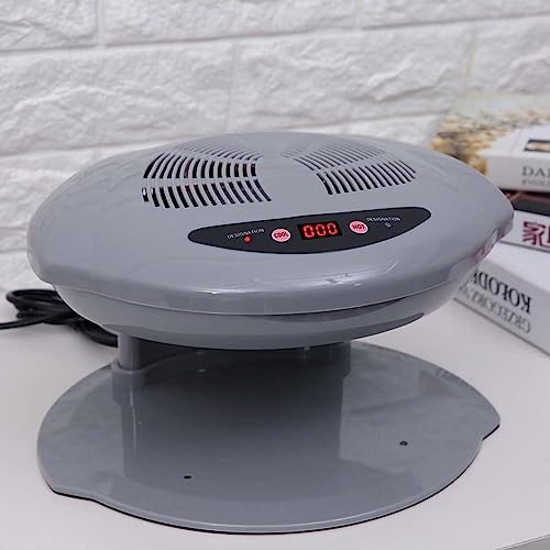 Air Nail Dryer, 2 in 1 Hot and Cold Air Nail Fan Blow Dryer for Regular Nail Polish, Automatic Sensor Manicure Drying Nail Dryer for Home and Salon Use, Grey