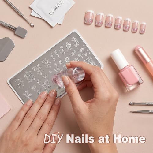 9PCS Nail Sculpting Tool Pen & Silicone Nail Stamper with Scraper Set - color: 3Pcs Nail Art Pens