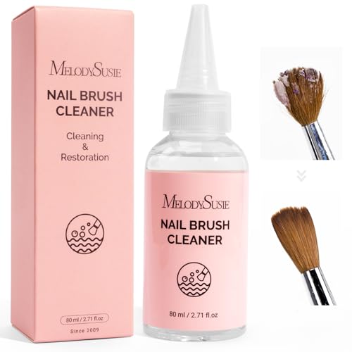 MelodySusie Nail Brush Cleaner 80ml/2.71fl.oz - color: Clear-80ML