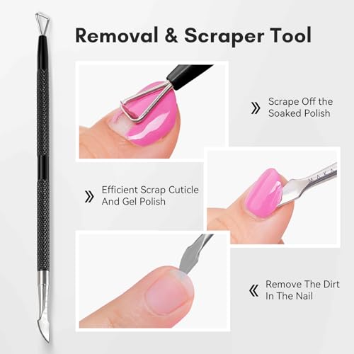 Makartt 3-Pack Black Cuticle Nipper Set, Pusher & Nail Trimmer - size: Black-3pcs