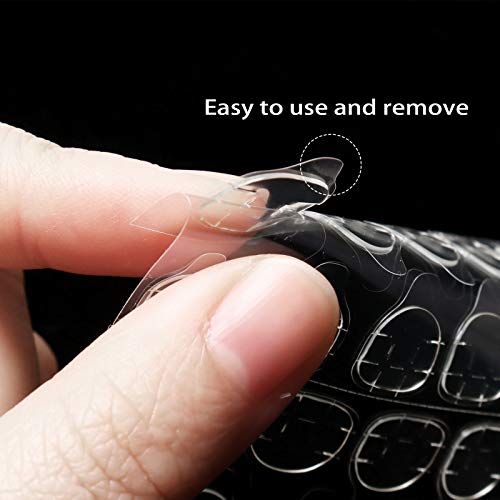 Allstarry 2400pcs (100 Sheets) Adhesive Tabs Ultrathin Waterproof Glue Tabs - size: 2400 Count (Pack of 1)