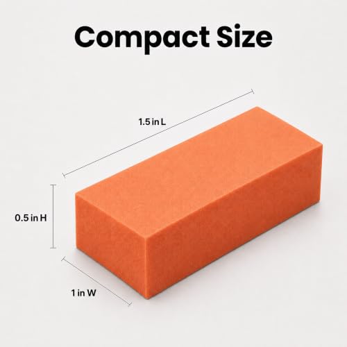 ForPro Mini Buffing Block, 1000-Count, 100/180 Grit, Orange - color: Orange