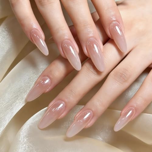 Glaze White Chrome Nail Powder, Glazed Donut Metallic Mirror Effect Pigment - color: White High-gloss