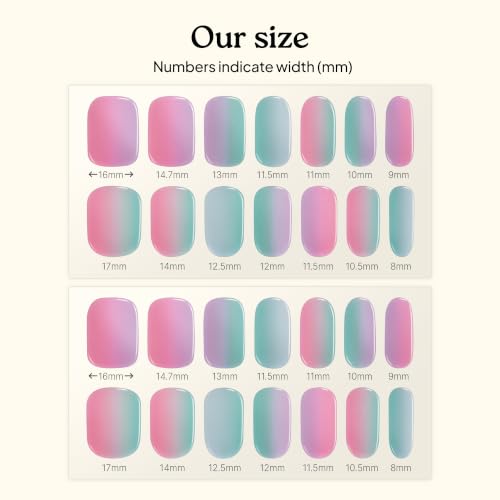 Heyhae Semi Cured Gel Nail Strips - Hey, You’re My Muse - color: Hey, You’re My Muse