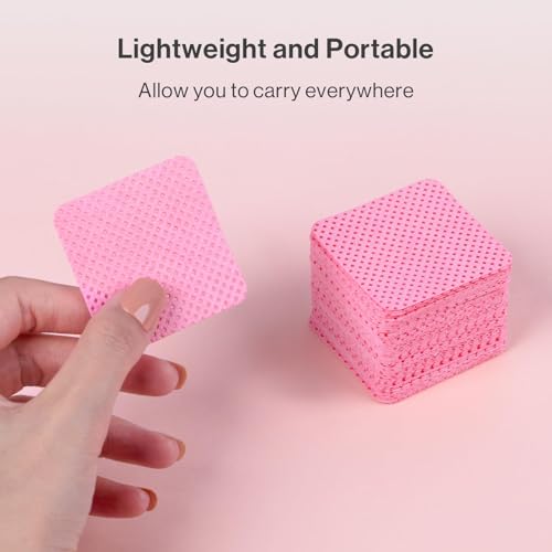 MelodySusie 900PCS Lint Free Nail Pink Wipes - size: 900pcs