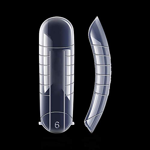 240PCS Dual Forms Nail Mold for Poly gel UV Gel 12 Size With Scale