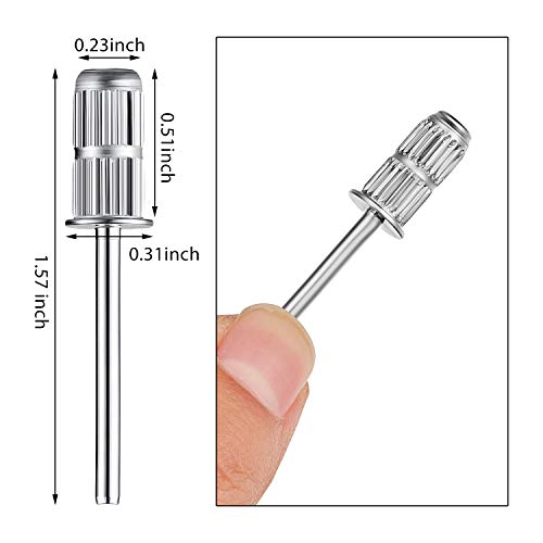 Blulu 20 Pack Small Drill Bits, Mandrel Sanding Bands Bit, Sliver - color: Sliver