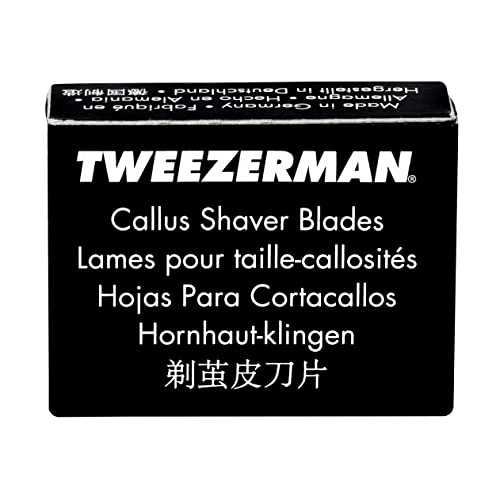 Tweezerman Replacement Callus Shaver Blades 20 Count Black - size: 1 Count (Pack of 1)