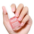 GELLEN Clear Nail Polish Ridge Filling Base Coat, No Light Needed,HEMA Free - color: Clear Pink Tint