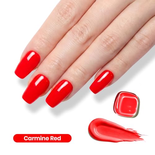 Beetles Red Gel Polish, My Signature, 15ML Bright Red Gel Nail Polish - color: C - Red | Carmine Red