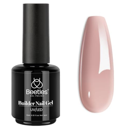 Beetles Builder Gel for Nails, Nude Brown Builder Nails Gel - color: B - Nude Brown