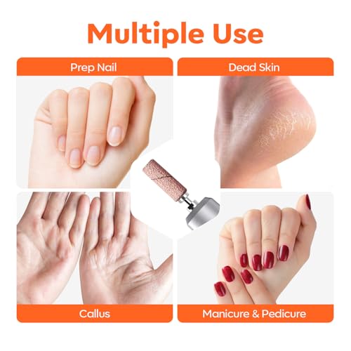 Modelones Nail Drill Bit, 200 Pcs Mini Small Nail Sanding Bands - size: 2 size