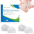 VEADONS 4 PCS Toe Separators, Silicone Toe Separators for Women & Men, Toe Spacers, Bunion Corrector, Hammer Toe Straighteners & Plantar Fasciitis, Comfortable & Breathable