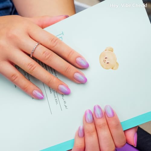 Heyhae Semi Cured Gel Nail Strips - Hey, Vibe Check! - color: Hey, Vibe Check!