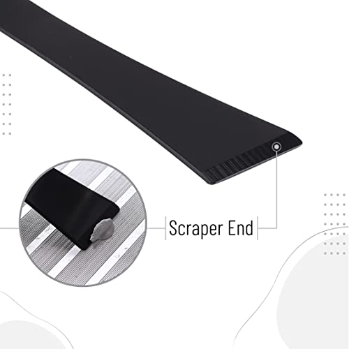 Bates- Pry Bar Scraper, 9.5-Inch, Carbon Steel, Pry Tool, Scrape and Pry Bar, Metal Pry Tool, Flat Pry Bar, Beekeeping Equipment Bee (Pack of 2) - size: 9.5" (Pack of 2)