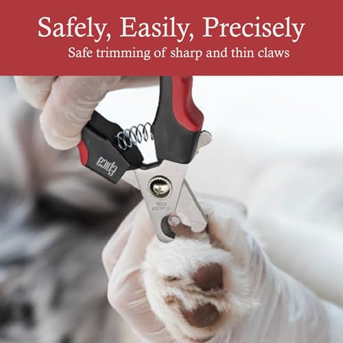 Epica Dog and Cat Nail Clippers, Claw Trimmer, Safety Guard (Small/Medium) - size: Small/Medium (Pack of 1)