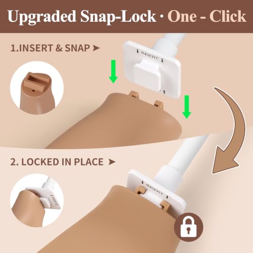 LIONVISON Practice Hand for Acrylic Nails: Detachable Practice Hand Kit