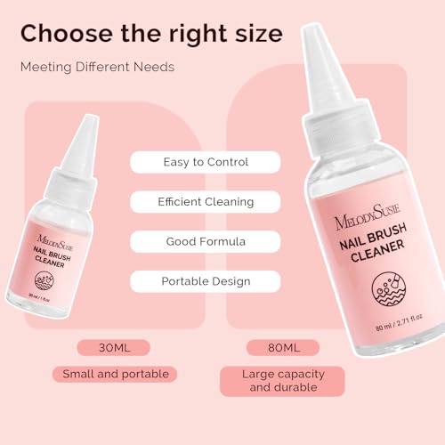 MelodySusie Nail Brush Cleaner 30ml/1fl.oz - color: Clear-30ML