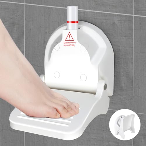 Foot Rest for Shower to Shave Legs,Foldable Shaving Step for Inside Shower