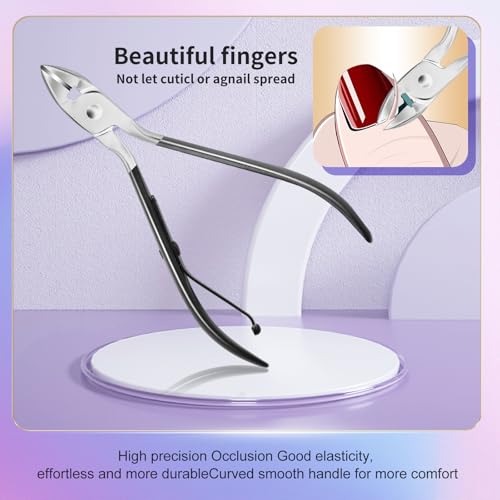 30Pcs Professional Manicure kit, Stainless Steel Nail Clipper set - color: 30 in 1 Black