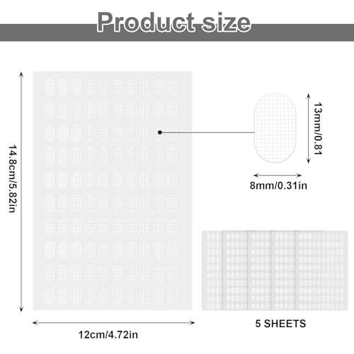 Double Sided Nail Sticky/Adhesive Tabs Press On Nails for Nail Art 600 Pcs