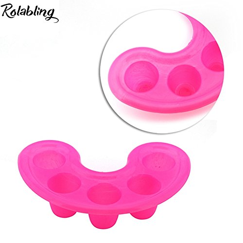 3Pcs Nail Soaking Bowl 5-finger Nail Art Tips Hand Soak Bowl Tray - style: set-1