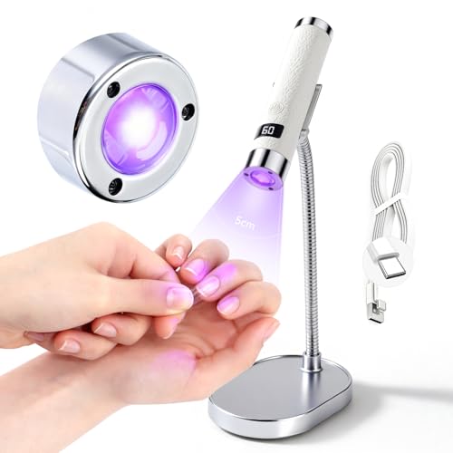 SAVILAND U V Light for Gel Nails with Magnetic Stand - color: White