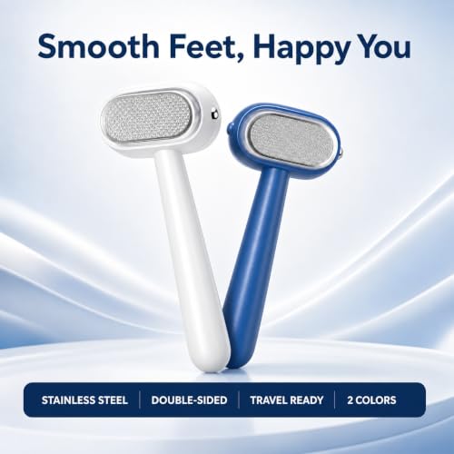 Dual Sided Foot Callus Remover, 2 Pack Foot Files for Dead Skin and Heels