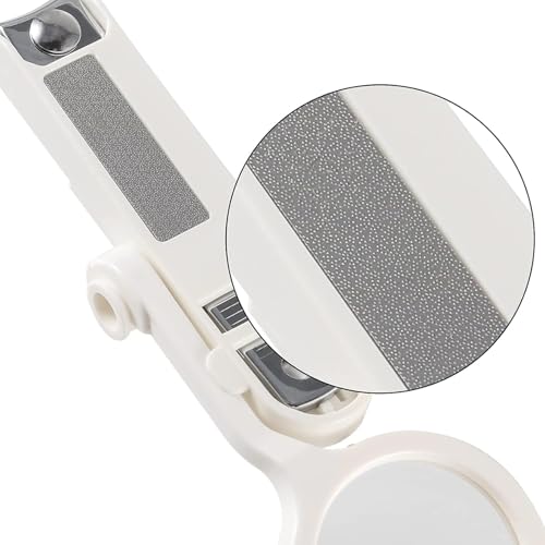 Remedic Nail Clippers with Magnifier – Sharp Blades for Thick Nails