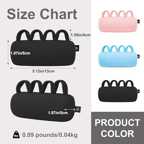 SPRING SEAON Hand Contracture Cushion, Palm Protector for Clenched Hands - color: Black