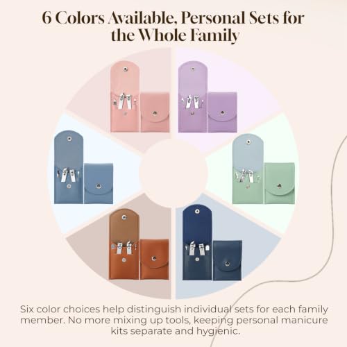 Kocpudu Nail Clippers Bulk Set，Manicure Set Bulk (24-Pack)
