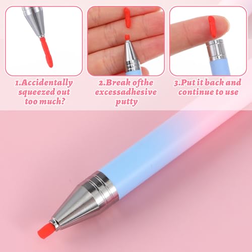 Diamond Art Wax Pen with 3PCS Wax Refills, Refillable