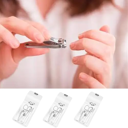 2 Pack Manicure Pedicure Set Portable Nail Clippers Nail Care Kit