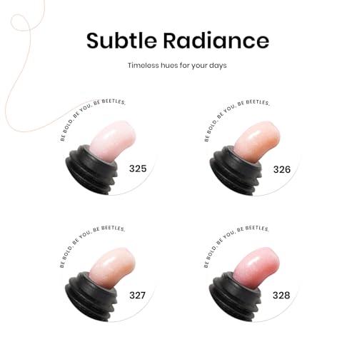 Beetles Nail Extension Gel Kit, 4 Colors Poly Nail Gel - color: She's Soft Glam
