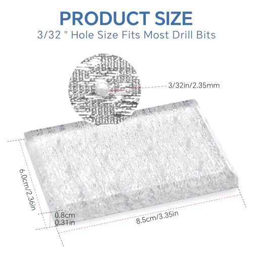Nail Bit Holder 12 Holes Nail Drill Bit Holder Display Organizer - color: 1Pcs Transparent - 12 Holes
