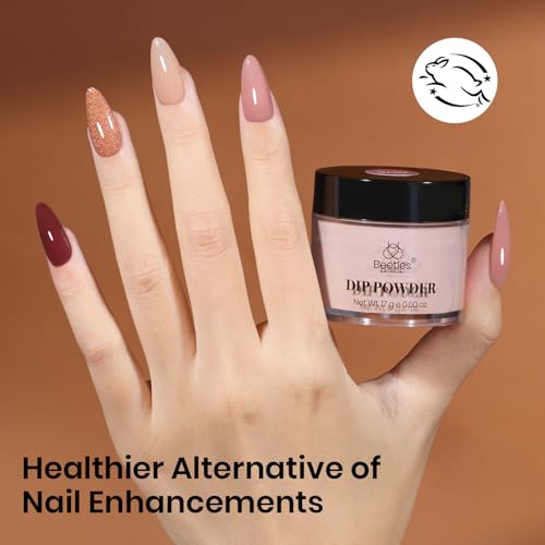 Beetles Fall Dip Powder Nail Kit, Brown Nude Skin Glitter - color: Espresso Glow