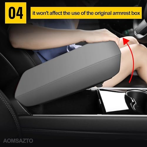 AOMSAZTO Center Console Cover for 2019-2026 Nissan Altima Grey - color: Gray, size: 2019-2024