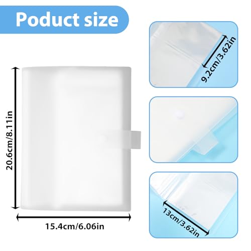 160 Slots Nail Art Sticker Storage Book Artistic Sticker Album Organizer Empty Decals Collecting Album Binder Empty Display Book DIY Nails Arts Supplies Display Holder Organizer Tools Stickers Holder