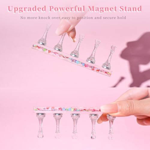 MAYEEN Lovely Nail Stand for Press Ons,Upgraded Raised Nail Holder For - color: Multicolor