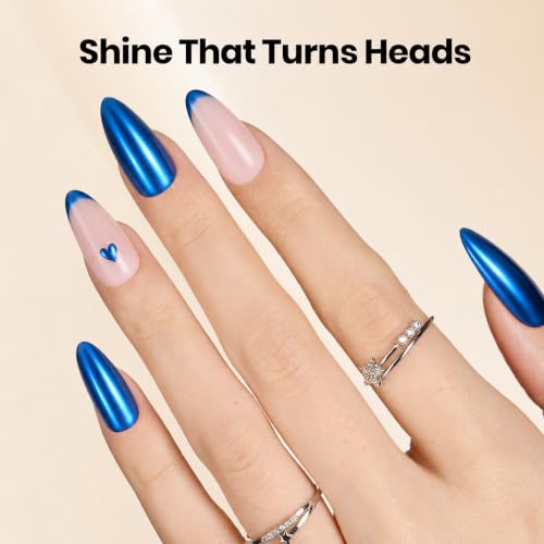 Beetles Chrome Nail Powder Set 8 Colors White Pearl Holographic Aurora - color: A - Multicolor Pearl-8