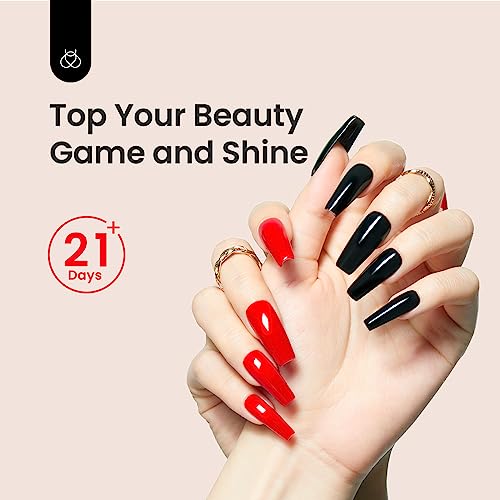 Beetles Gel Base and Top Coat Set 2Pcs 15ml Soak Off Nail Polish - color: G-Clear-2